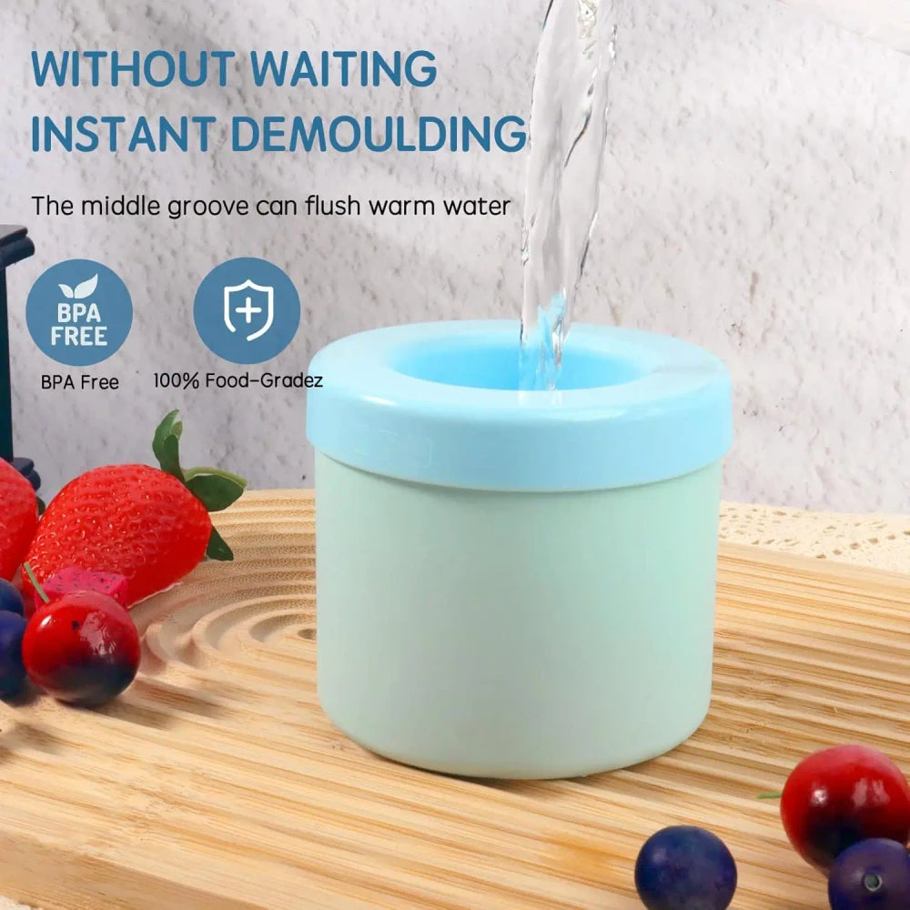 Cylinder Silicone Ice Cube Mold