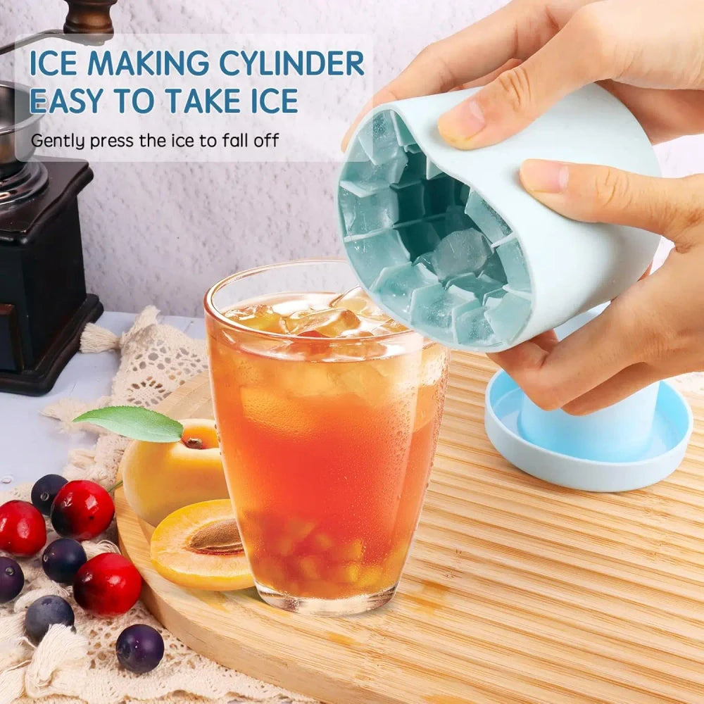 Cylinder Silicone Ice Cube Mold