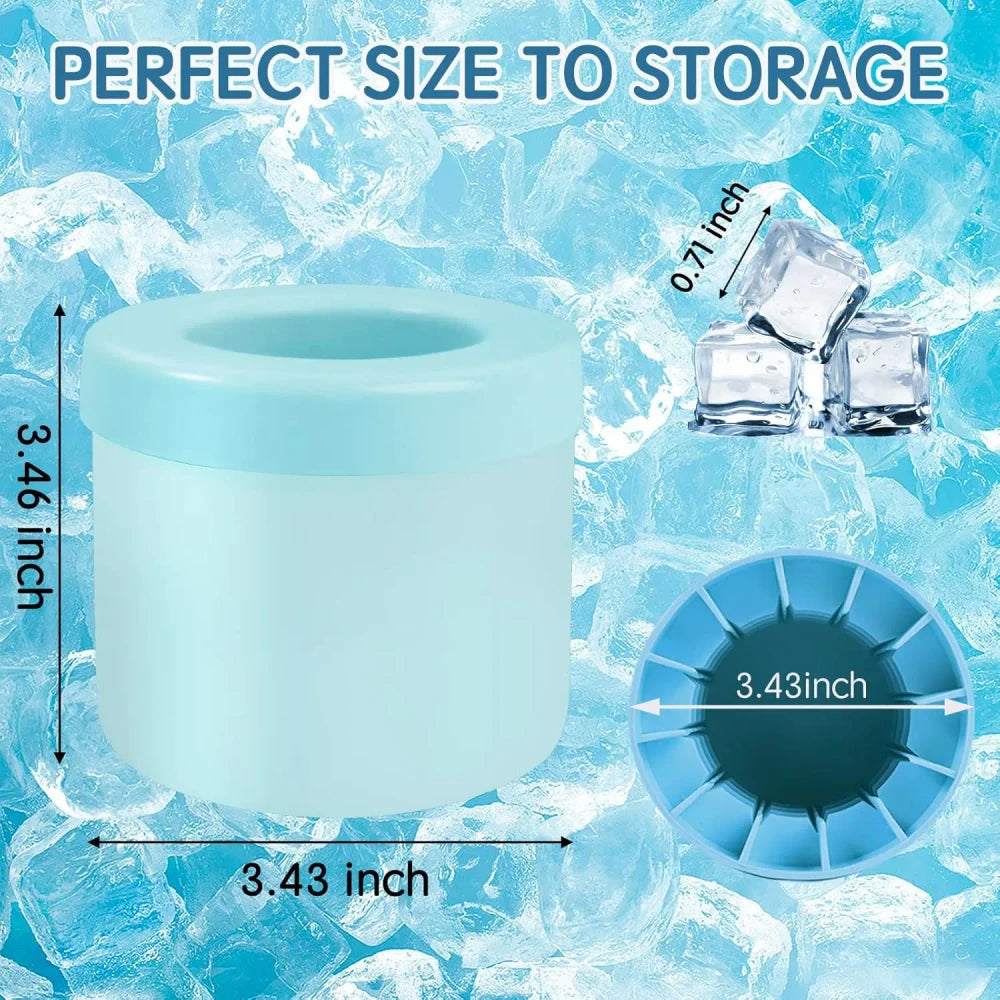 Cylinder Silicone Ice Cube Mold