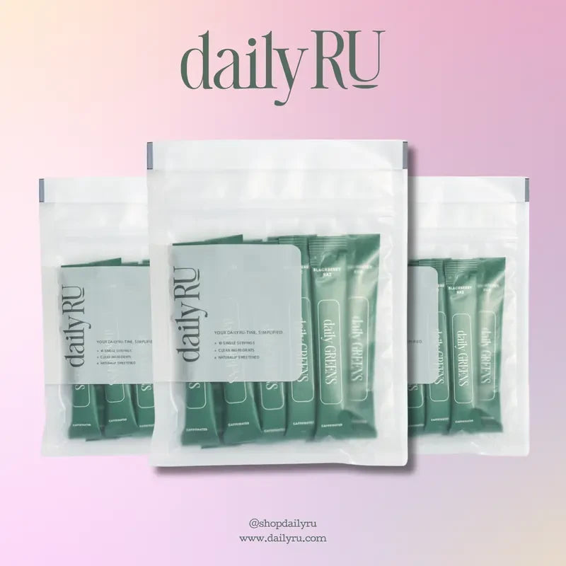DailyRU Caffeinated Greens Superfood Powder