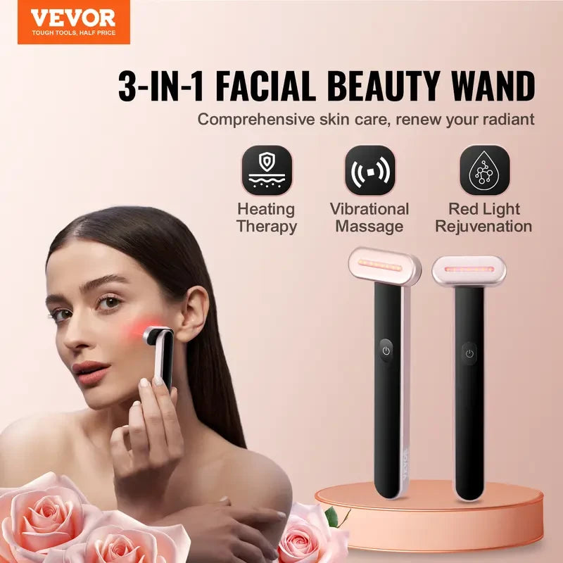 Red Light Therapy Facial Wand