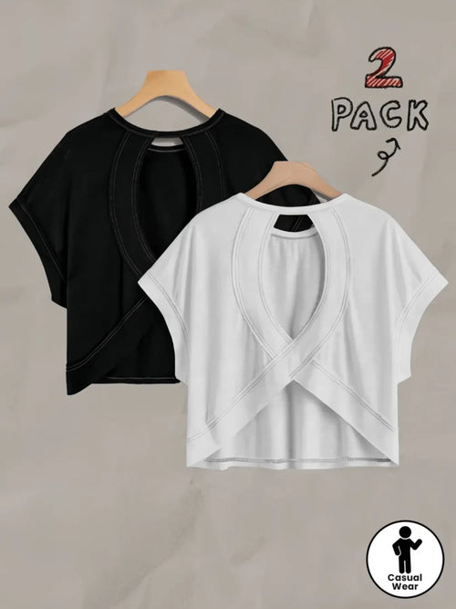 Breathable Batwing Casual Top