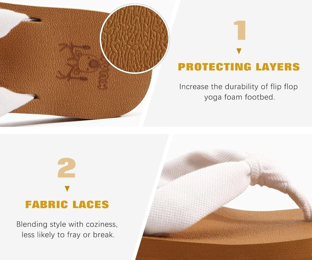 KuaiLu Arch Support Yoga Mat Sandals